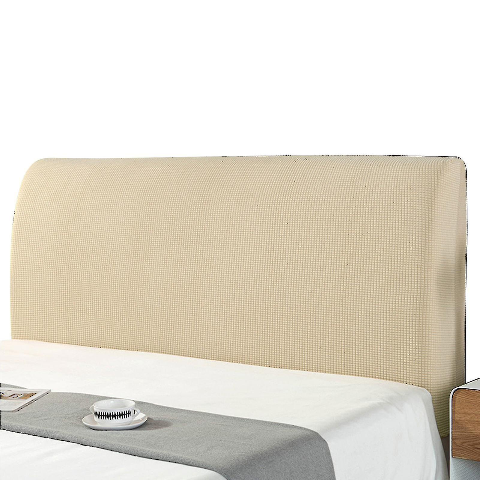 Headboard Cover Hotel Jacquard Home Solid Color All Inclusive Tykkere elastikk
