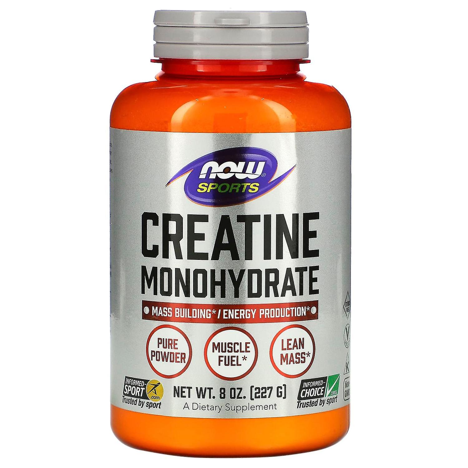 NOW Foods, , Creatine Monohydrate, Pure Powder, 8 oz (227 g)