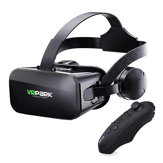 Vrpark J20 3d Vr Glasses Virtual Reality Glasses For 4.7- 6.7 Smart Phone Iphone Android Games Stereo With Headset Controllers