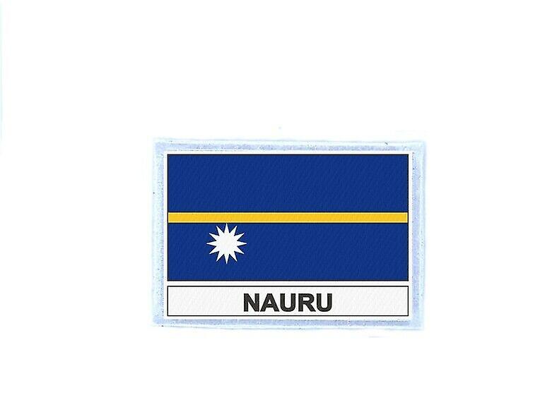 Ecusson patch badge prints flag NAU nauru