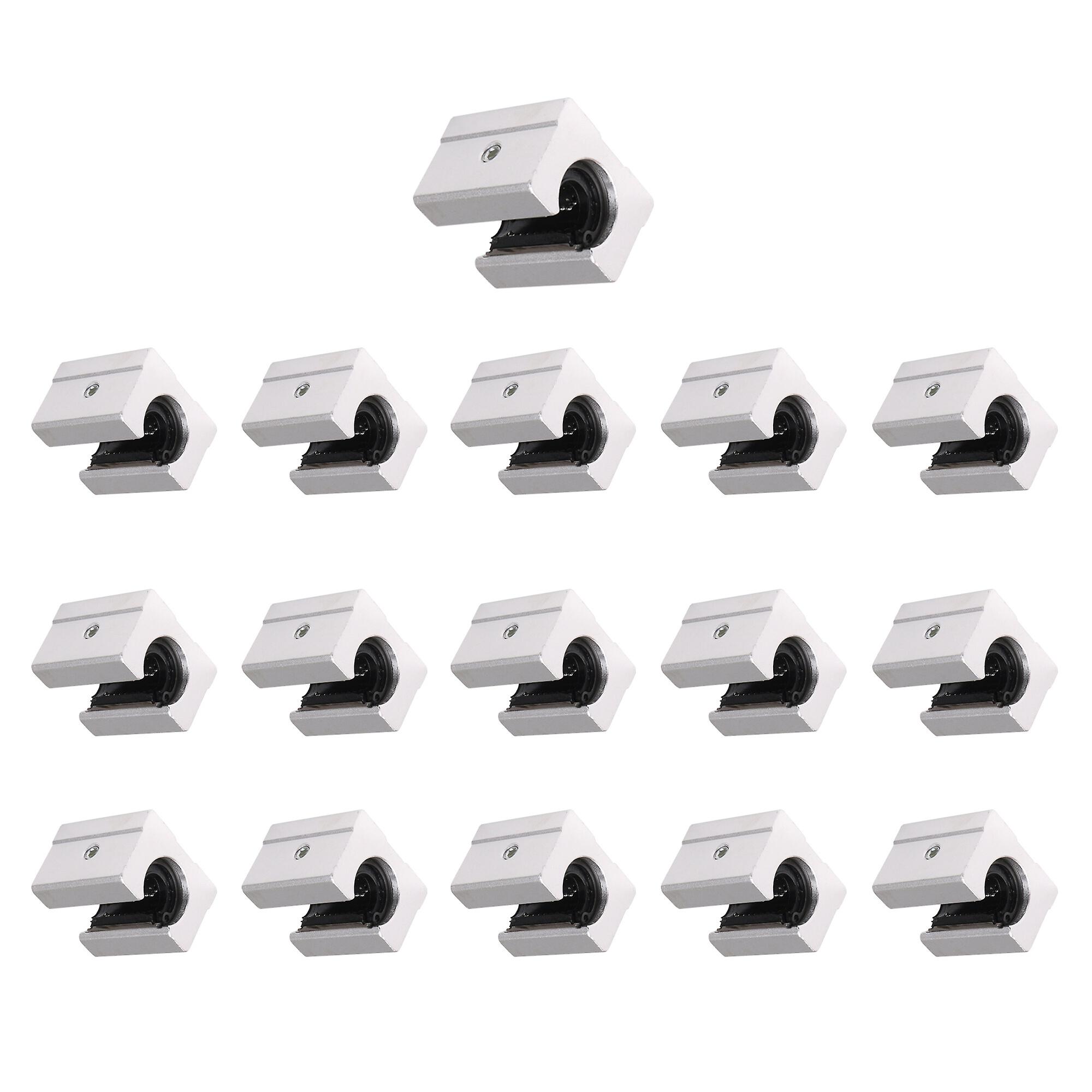 16 Pcs Linear Bearing Motion Ball Slide 12mm Replacement for SBR12UU