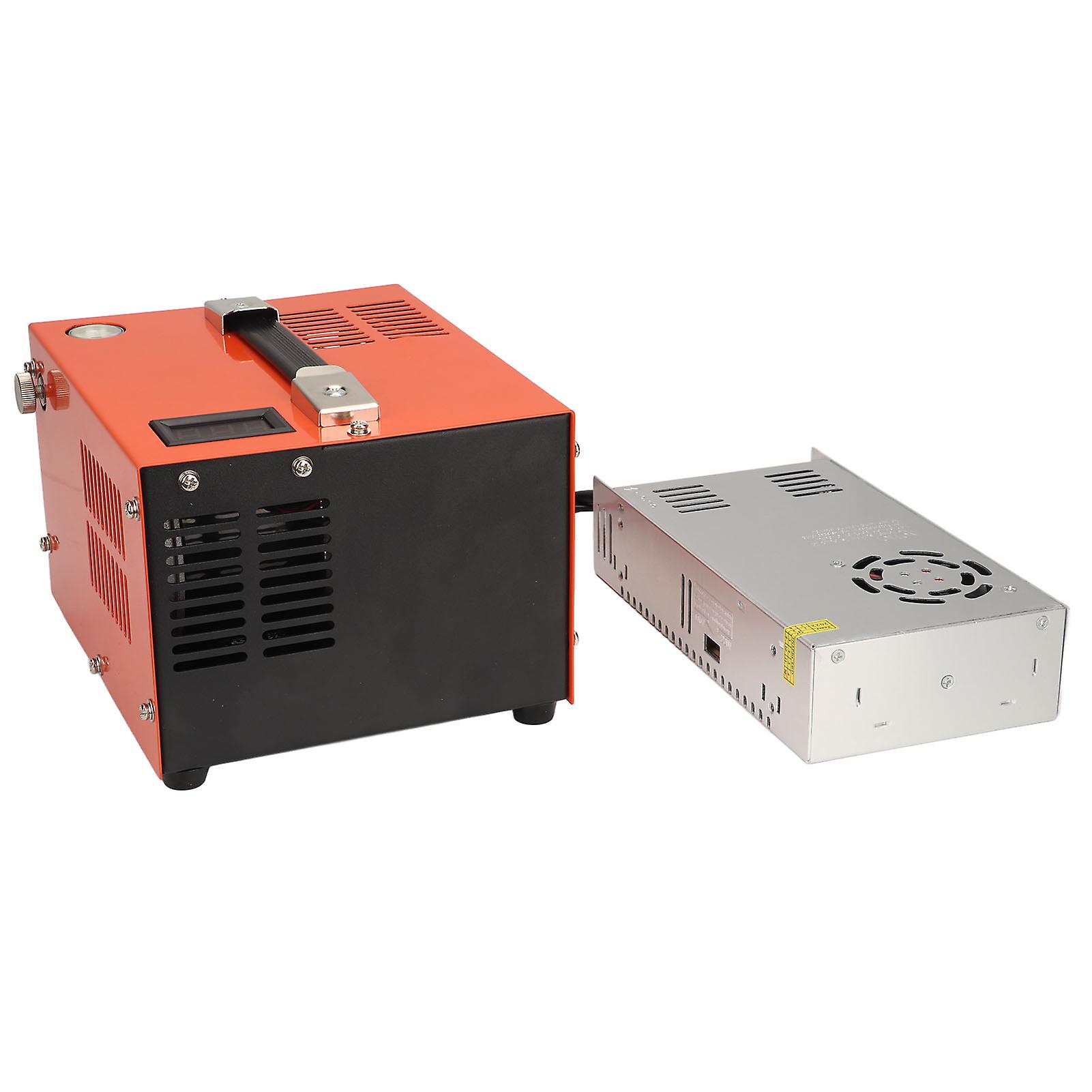 Air Pump Fan Cooling Real Time Temperature Display High Pressure 30MPa PCP Air Pump with Transformer EU Plug 220V 