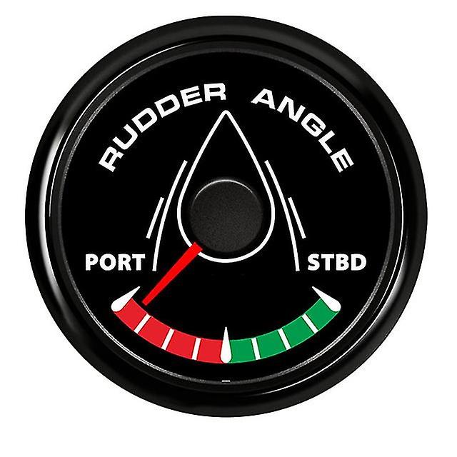 52mm Boat Marine Rudder Angle Indicator 0-190 Ohm With Rudder Angle Sensor 8 Color Backlight 12v/24v