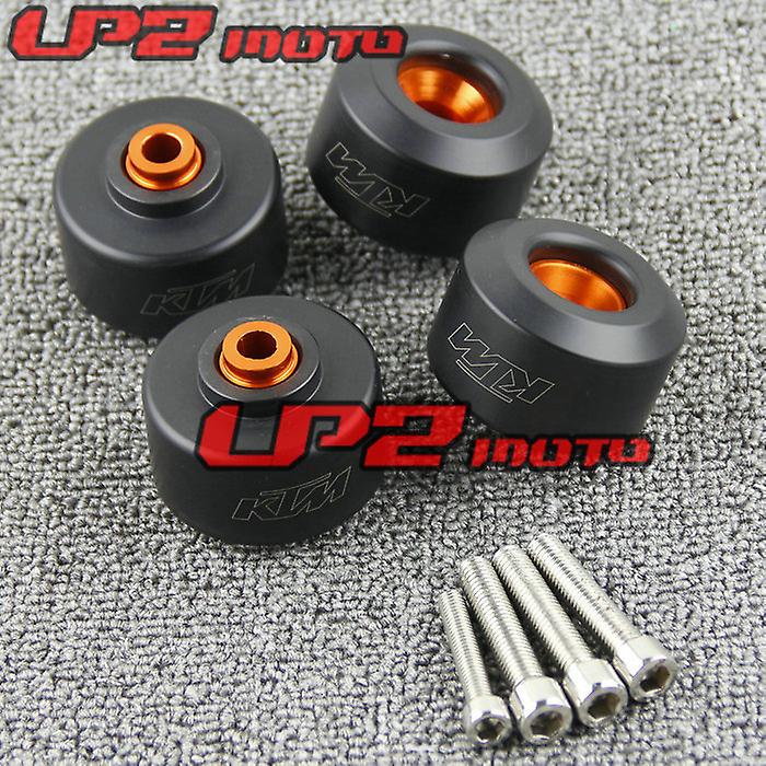 Applies KTM DUKE200 RC125 390 modified front and rear wheel drop balls/wheel bumper drop rubber