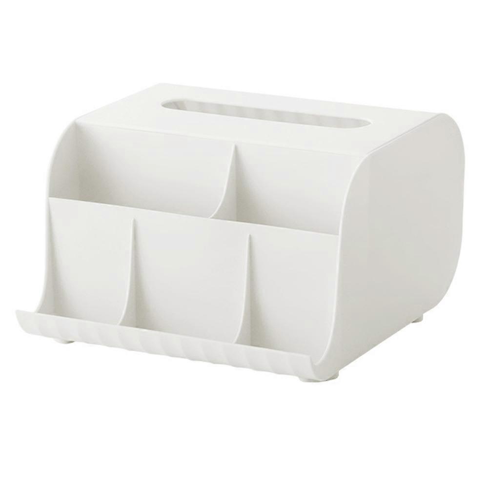 Tissue Box Holder & Tablet Stand Organizer for Bedroom & Desktop