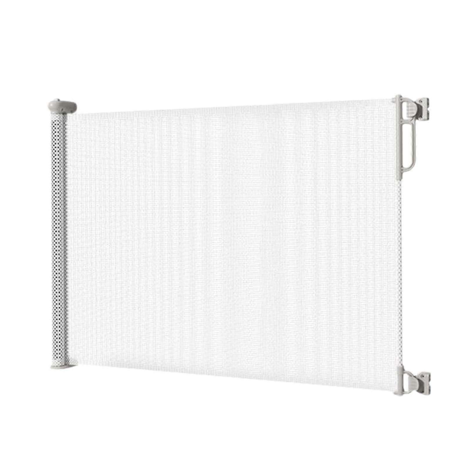 Sisäänvedettävä koiraportti Suoja Pentuaita Portti portaita varten Takapiha Käytävät valkoinen