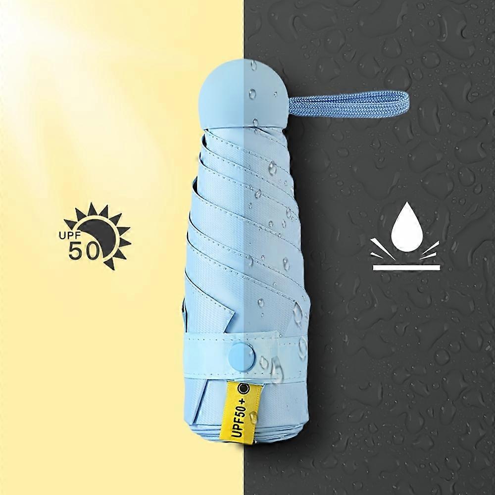 HEXSOLID Mini UV Protection Umbrella - UPF 50+, 90cm Open, Folds To 19cm, Ultra-Light 220g, Windproof, For Travel
