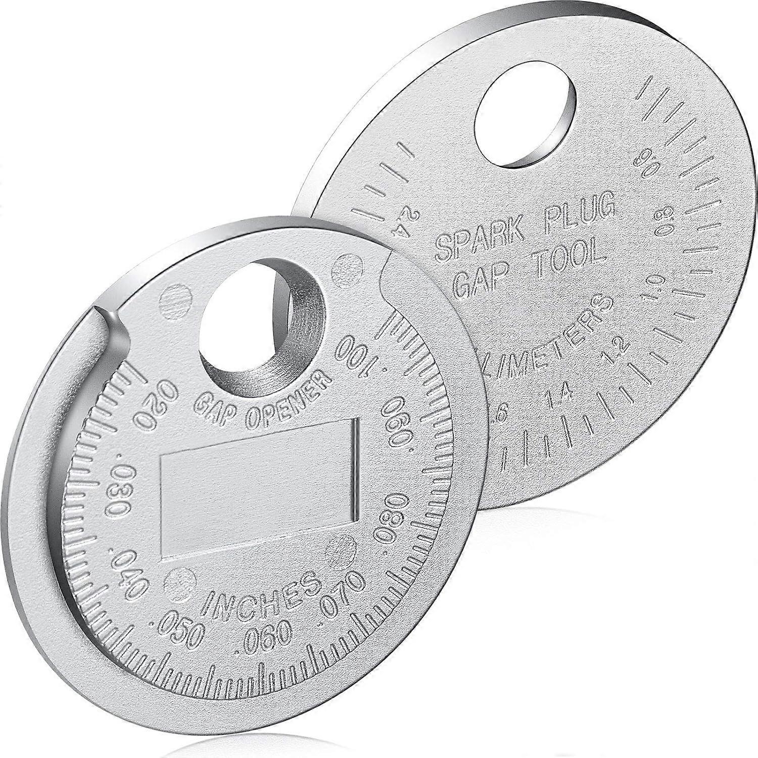 Spark Plug Tool Spark Plug Gauge Measuring Tool Wire Spark Plug Gauge Tool Scaled from 0.020 to 0.100 Inch (1)