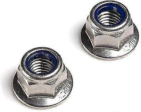 Hexagon Nuts With Flange Self-locking (with Polyamide - Clamping Part) - M6