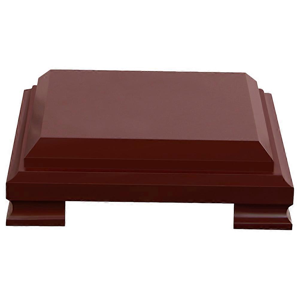 Base di visualizzazione in legno quadrata piccola base in legno base per vaso Supporto per serbatoio di pesce
