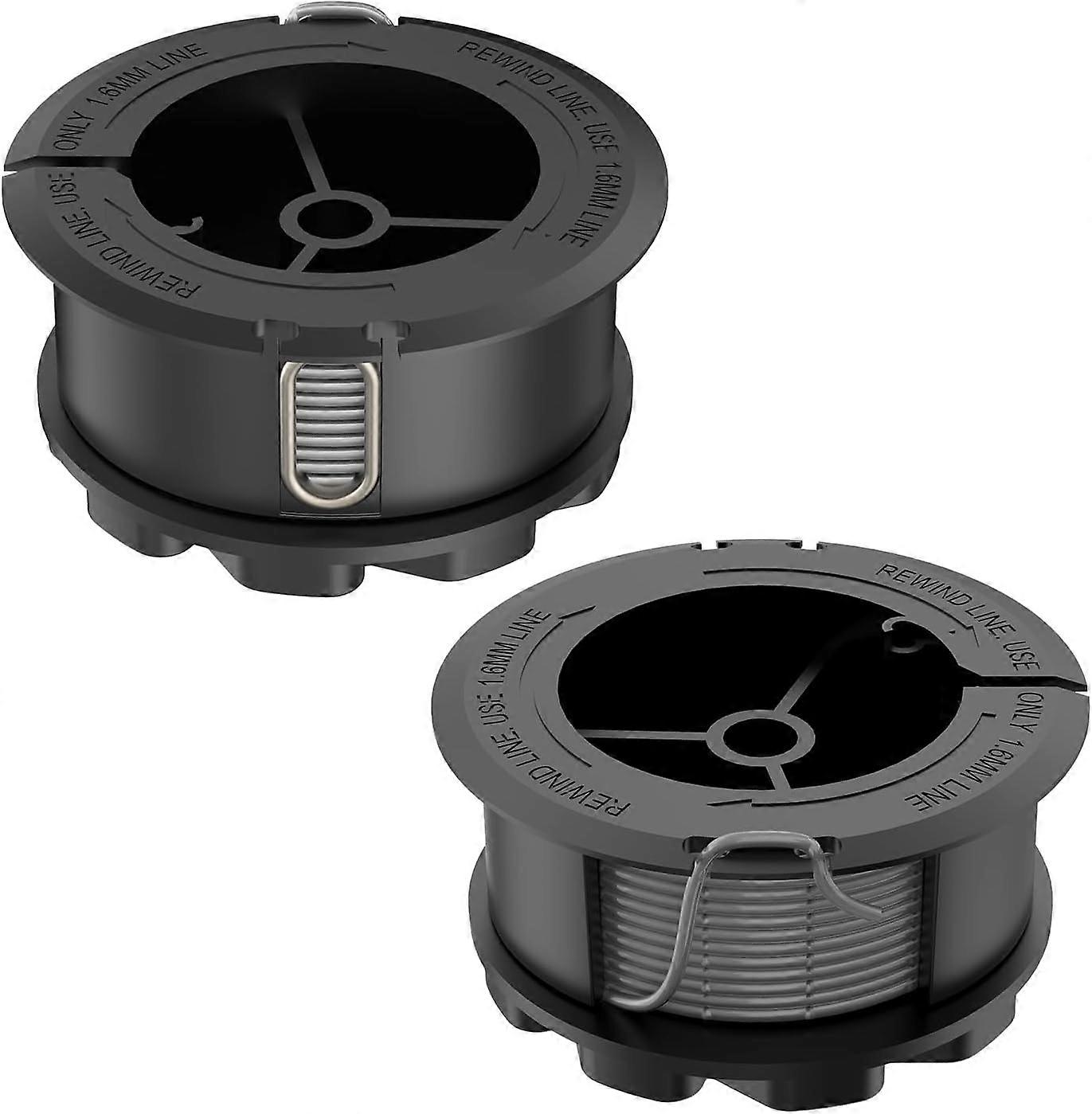 2Pcs Replacement Strimmer Spool and Line,Universal GrassCut 18v-26, Universal GrassCut 18v-260