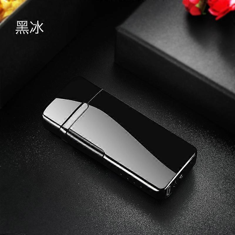 Hot Wheels Rotating Electric Arc Lighter Usb Portable Charging Windproof Cross-Border Touch Sensing Power Display Gift