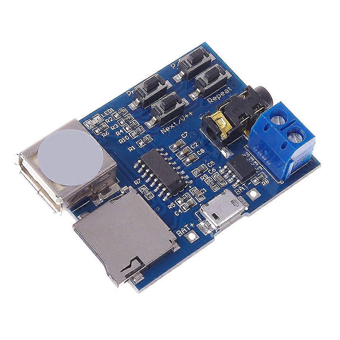 2024 Mp3 Lossless Decoders Decoding Amplifier Mp3 Player Audio Module Mp3 Decoder Board Support Tf Card