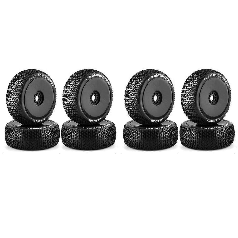 2 Set 116mm 1/8 Scale RC Tires 17mm Hex RC Wheel and Tire for ARRMA Redcat Team VRX ,2
