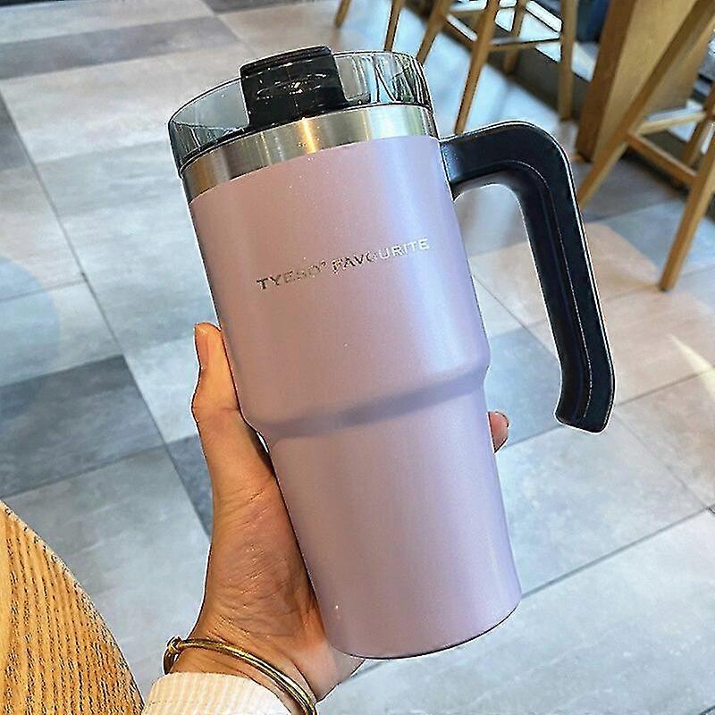 890/600Ml الفولاذ المقاوم للصدأ القهوة الترمس القدح السفر بهلوان أكواب فراغ قارورة الترمس زجاجة مع القش غارفا تيرميكا هدية