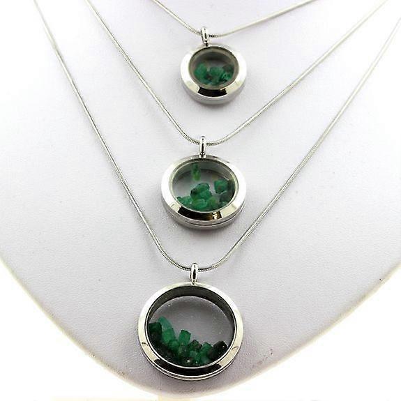 Raw Emerald Necklace