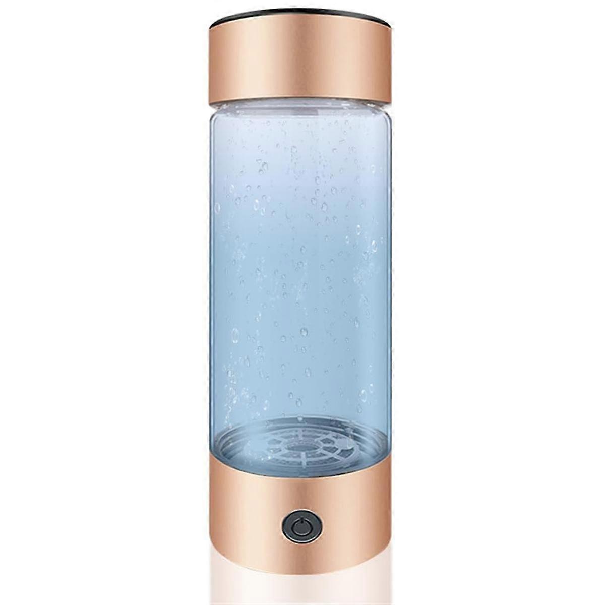 Hydrogen Water Bottle, 420Ml 1400 Ppb PEM SPE Technology Portable Hydrogen Water Ionizer Machine Es