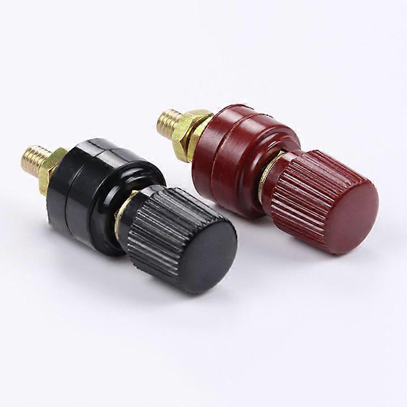 2pcs/set Car New 6mm Stud Premium Remote Battery Power Junction Post Connector Terminal Kit Auto Tool Accessories