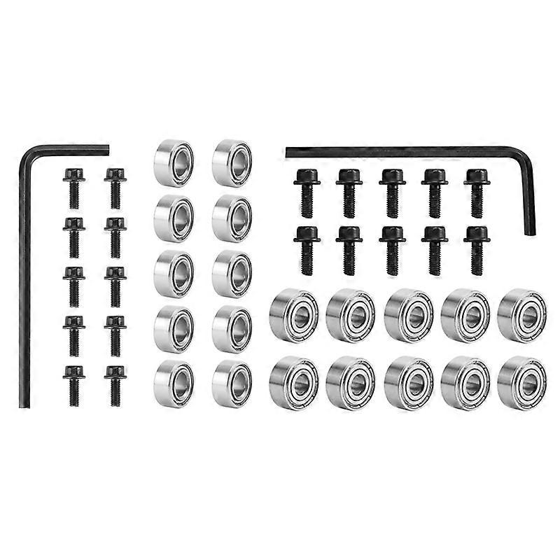 Router Bit Bearings Router Bit Top Bearing Kit Interior Dia: 3/16Inch Router Bit Bearing Sets