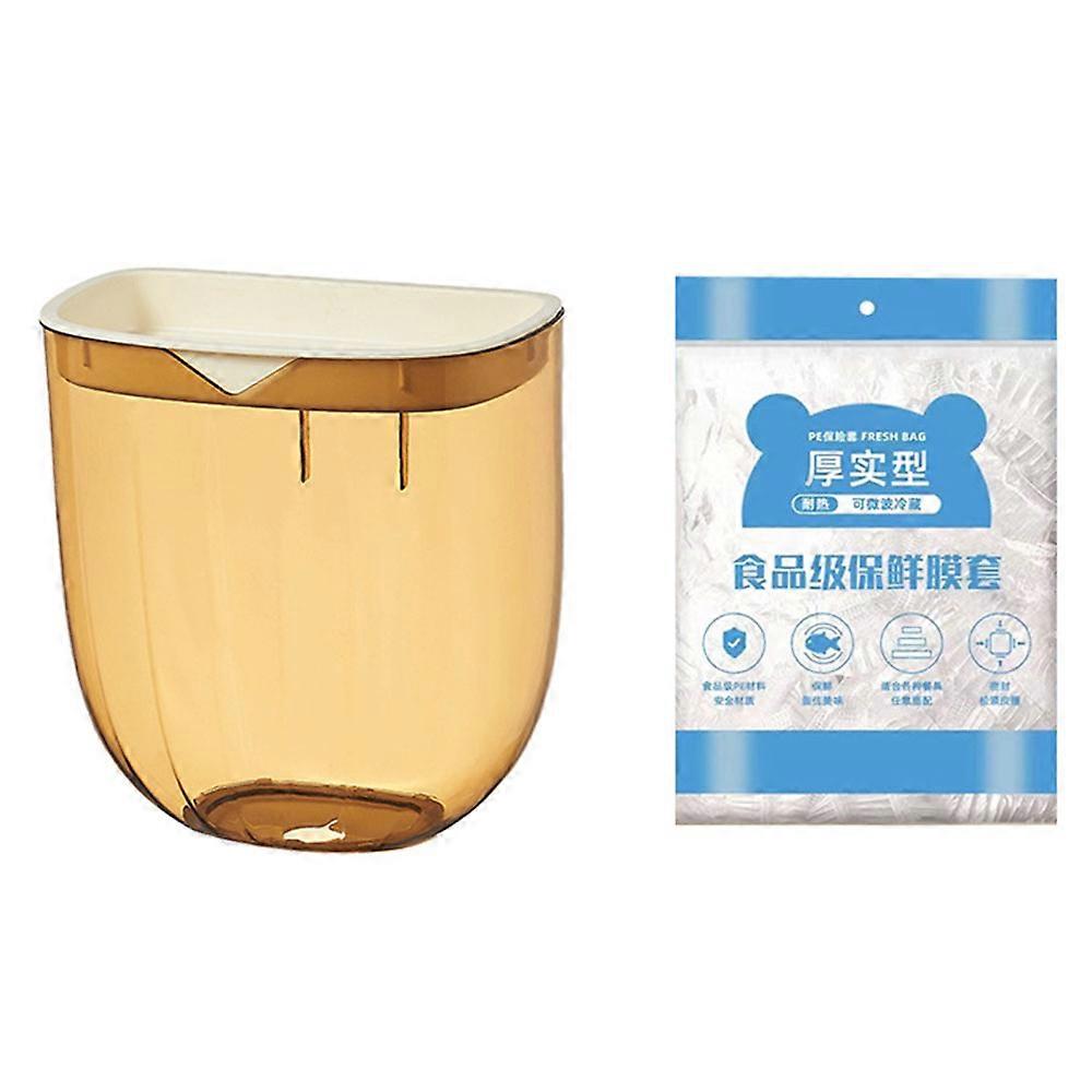 Free-hole Kitchen Storage Box Large Capacity Plastic Wrap Box for Home
