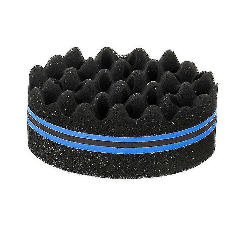 Sponge Brush For Curly Double Sides Small Holes Twist Brush For Afro