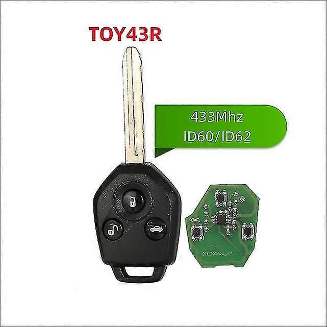 3 Button Remote Key For Subaru Forester Outback Legacy 2008 2009 2010 2012 2013 2014 433mhz 4d62 Id60 Chip[hs]