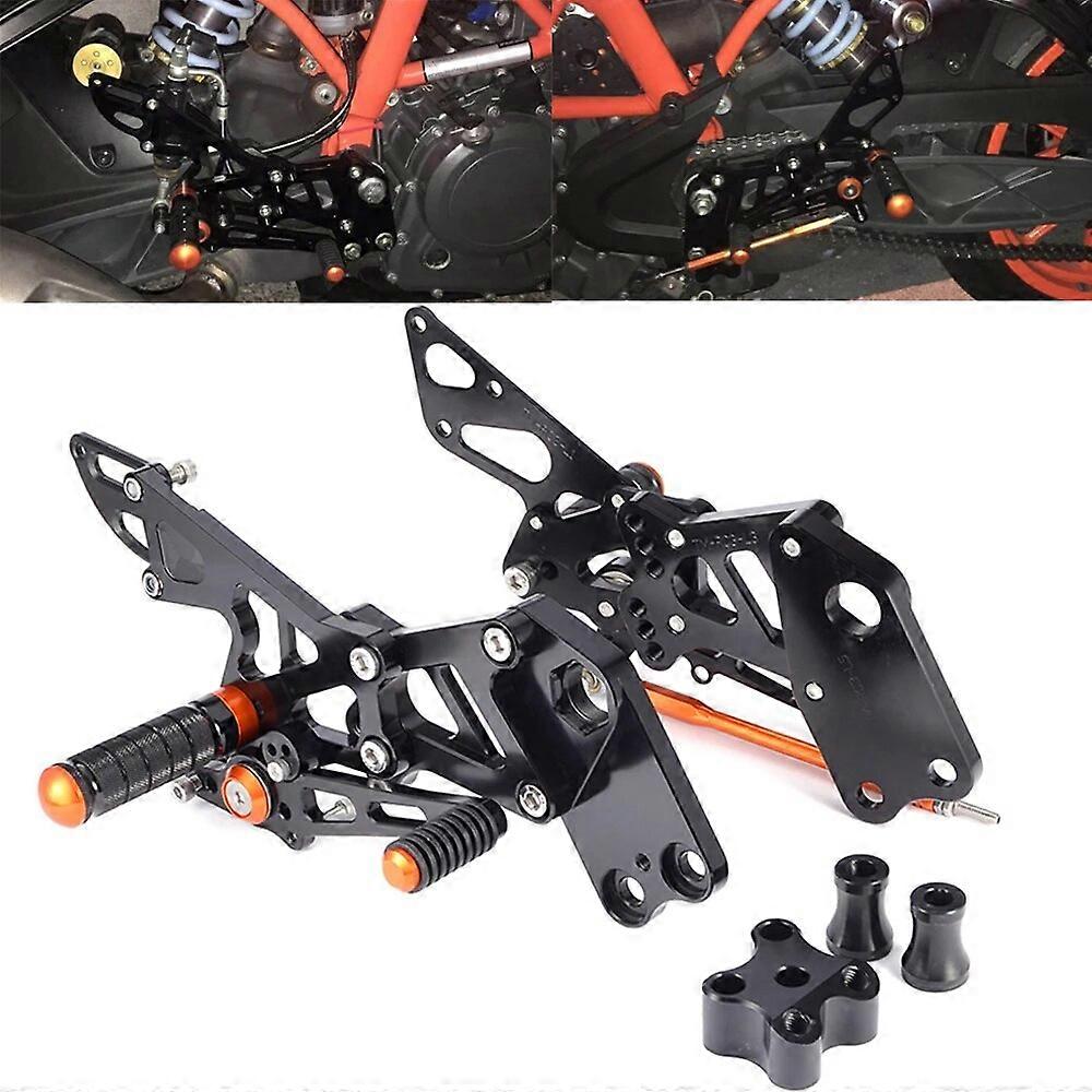 Adjustable Footrest Rearset For KTM RC125 RC200 RC390 2014 2015 2016 2017 2018 2019 2020 2021 Motorcycle Rear Set RC 125 200 390