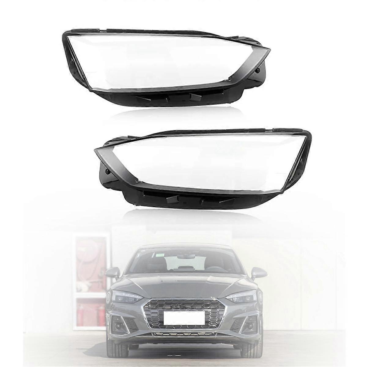 Car Headlight Cover for A5 S5 RS5 2021-2023 Head Light Lamp Caps Lamp Shade Cover Head Light Lamp L