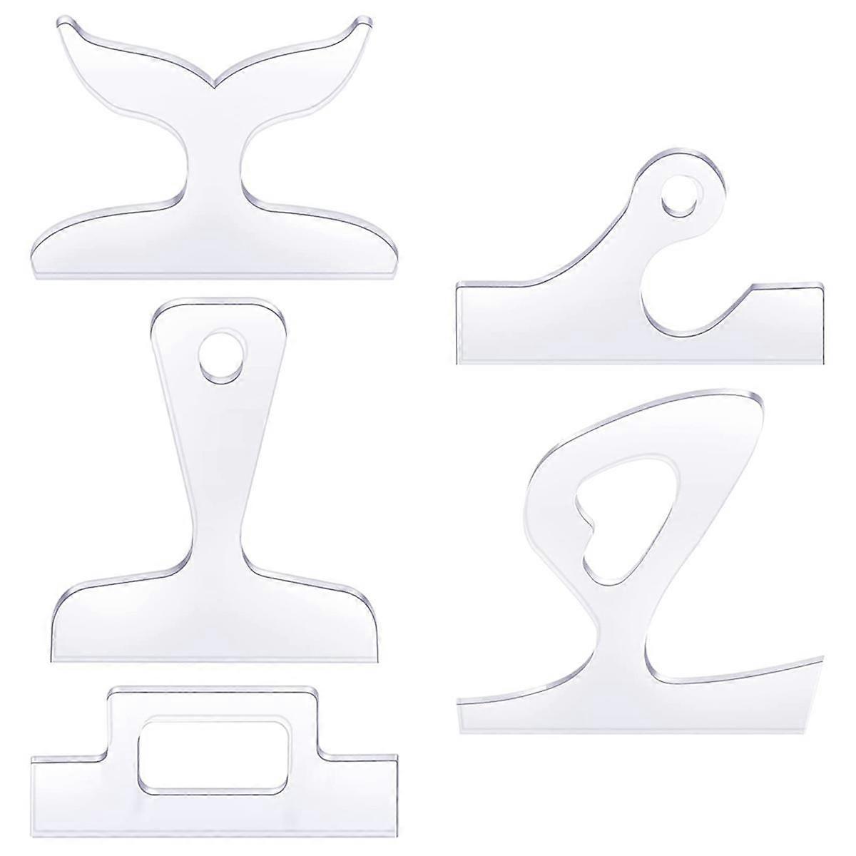 Food Board Handle Template Clear Cutting Board Router Template with Woodworking Stroke Template Las