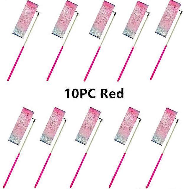 Αφρώδεις κορδέλες διασημοτήτων στο γυμναστήριο, κορδέλες χορού, τέχνη, γυμναστική, μπαλέτο, περιστρεφόμενες μπάρες, μπάρες ουράνιου τόξου, προπόνηση, 2M, 10 κομμάτια