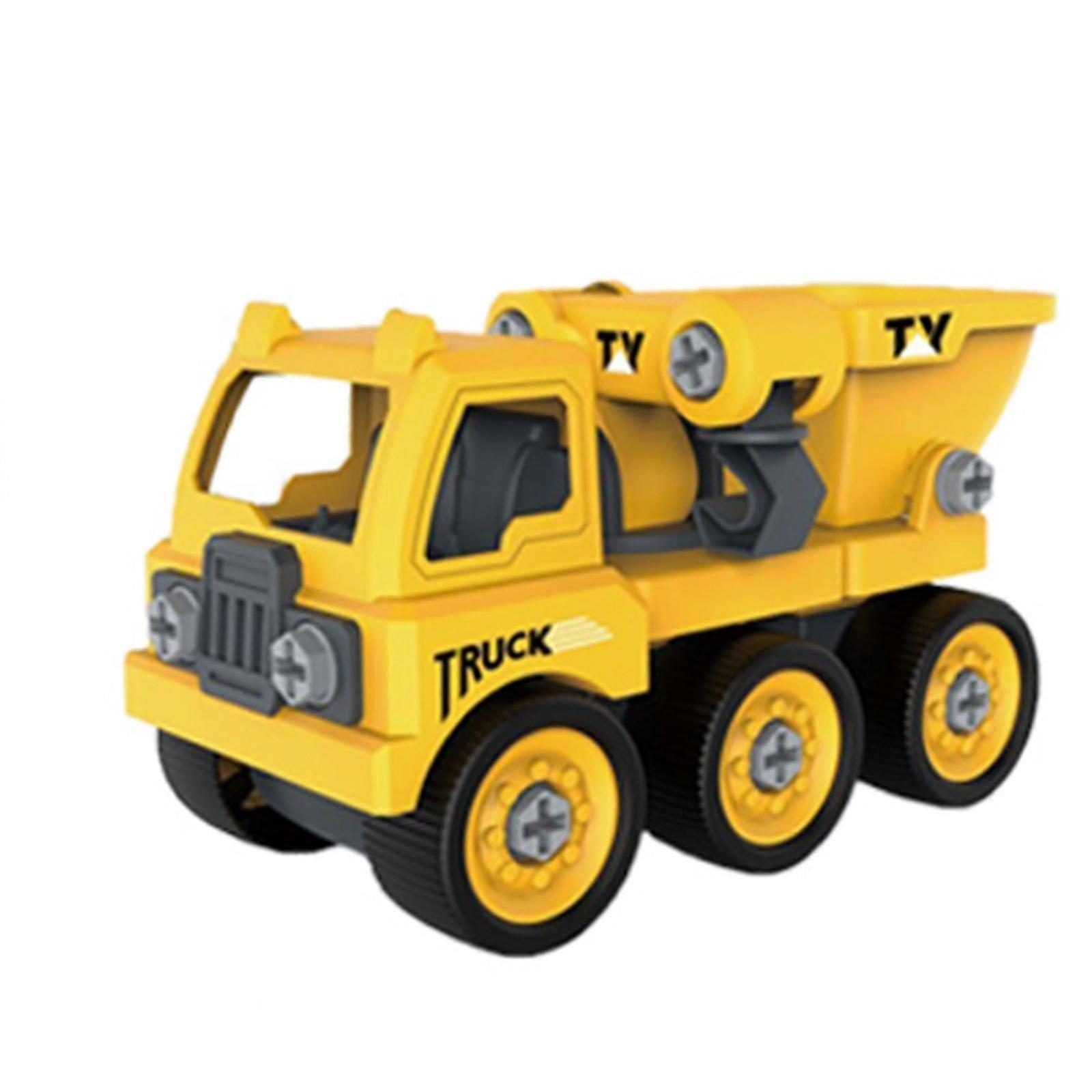 Child Simulation Screw Assembly Car Kit And Garbage Truck Combination Kit