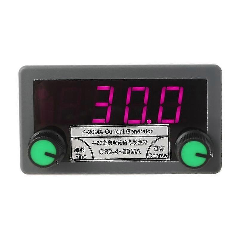 Dc 7-30v 4-20ma Digital Current Analog Signal Generator Coarse/fine Tuning Tools