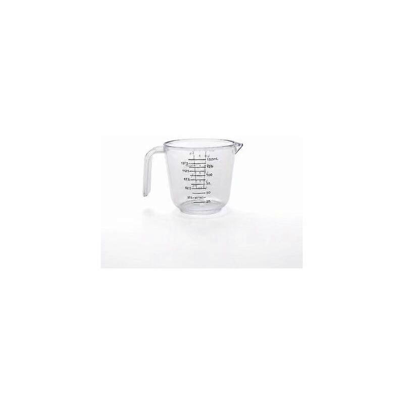 Kitchen Accessory 4PCS Measuring Jug/Beaker with Multi-Language Measuring Scales and Different Measurement Units, Filling Volume: 150ML, plastic, tran