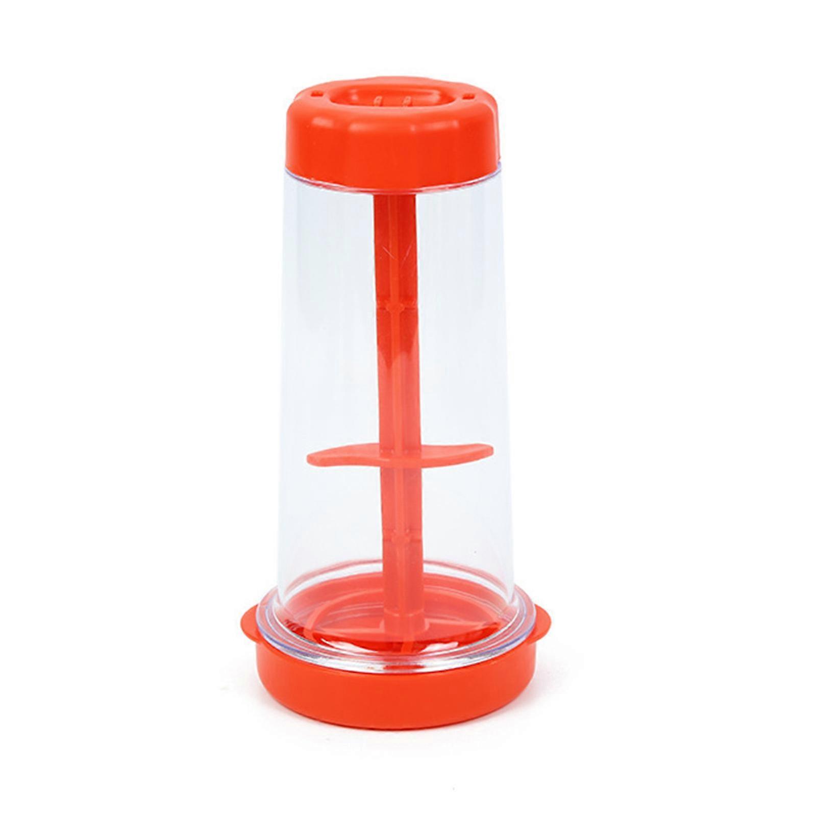 Rotary Flour Sifter Large Capacity Clear Flour Mixing Cup Handheld Tapioca Baking Powder Dispenser Sieve Container Kitchen Cooking Tools