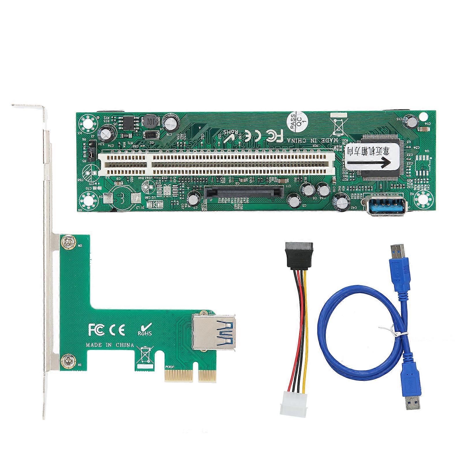 PCIE Express–PCI-sovitin Verkkokorttiohjain Mini ASM1083 4-nastainen liitin YEMMA