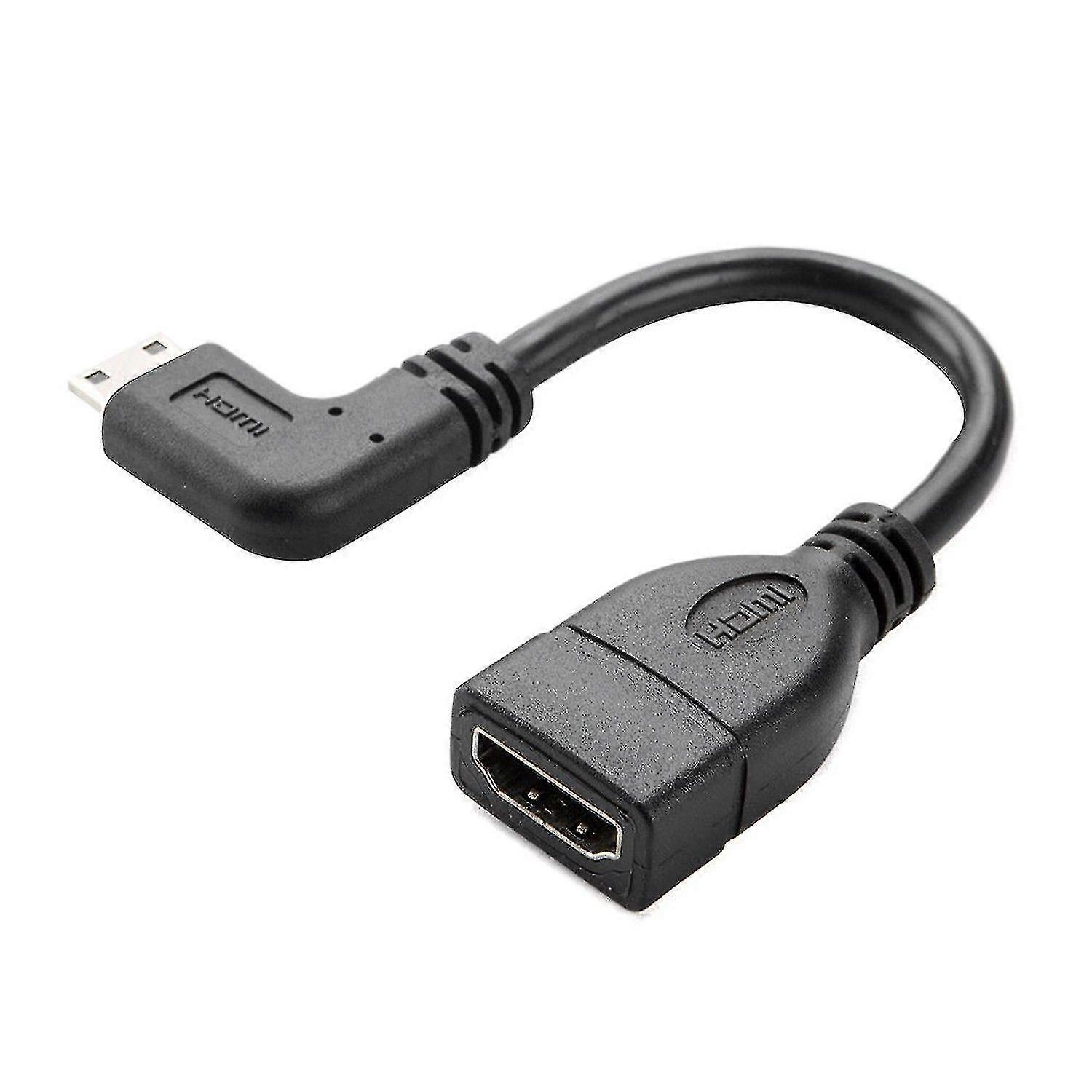 Mini To Cable 0 5ft 90 Degree Right Angle Mini-dt
