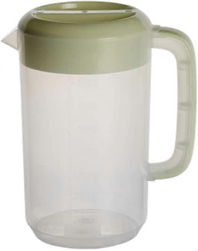 Large Plastic Pitcher With Lid 2500ml Mix Drinks Water Jug For Hot And Cold Lemonade Juice