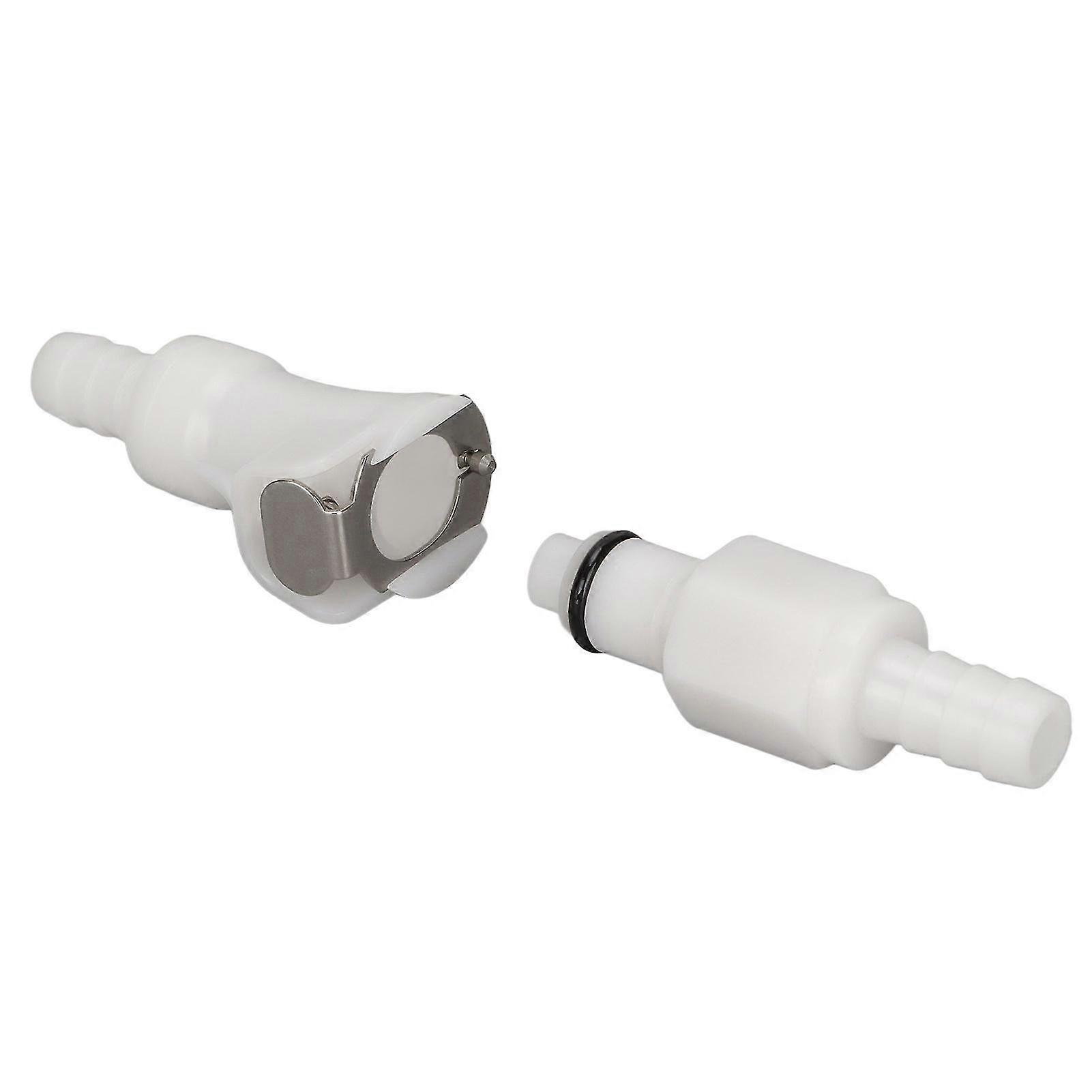 Computer Water Cooling Connector 85mm Quick Disconnect POM Material 11.1mm Ends