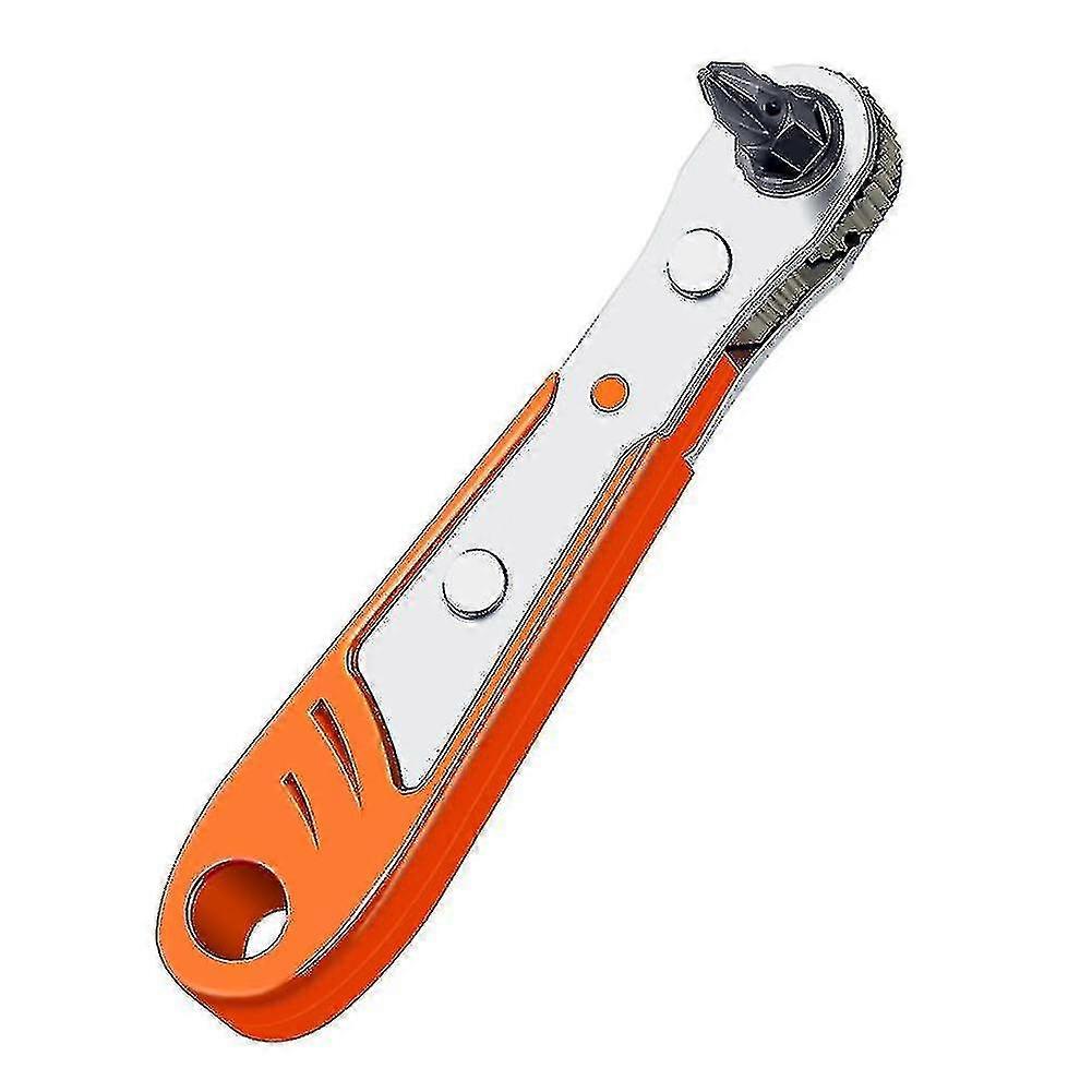 Work Bench Hexagon Torx Ratchet Spanner Allen Key Wrench,1pc,orange