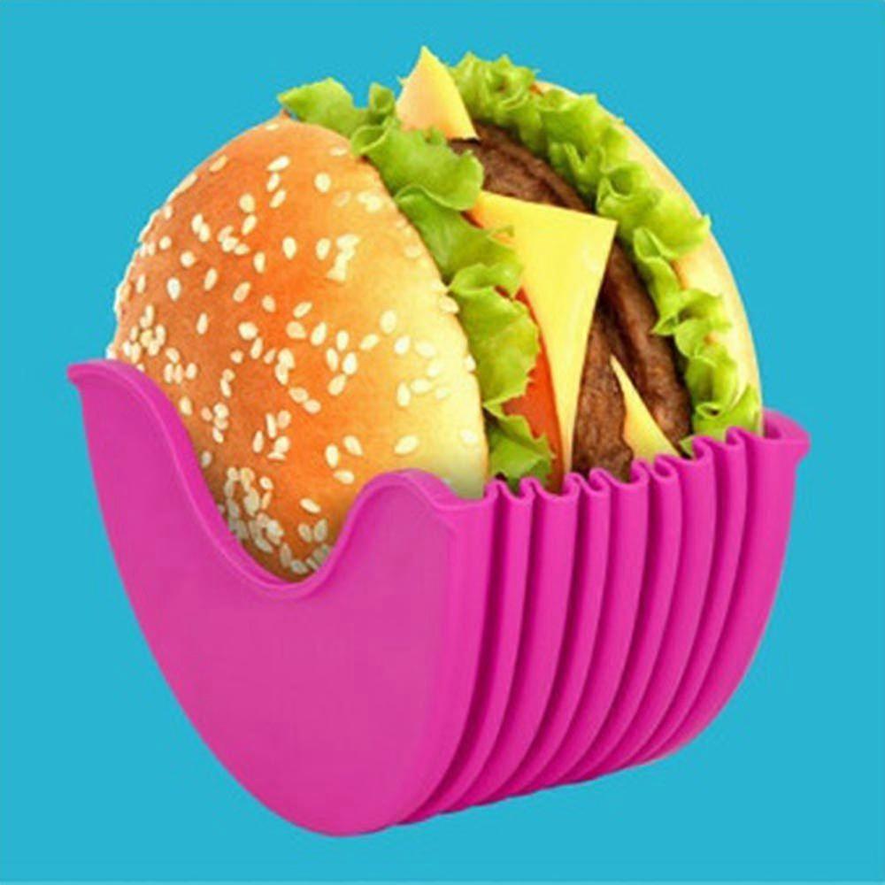 Reusable Hamburger Buns Fixed Box Sandwich Burger Buddy Holder