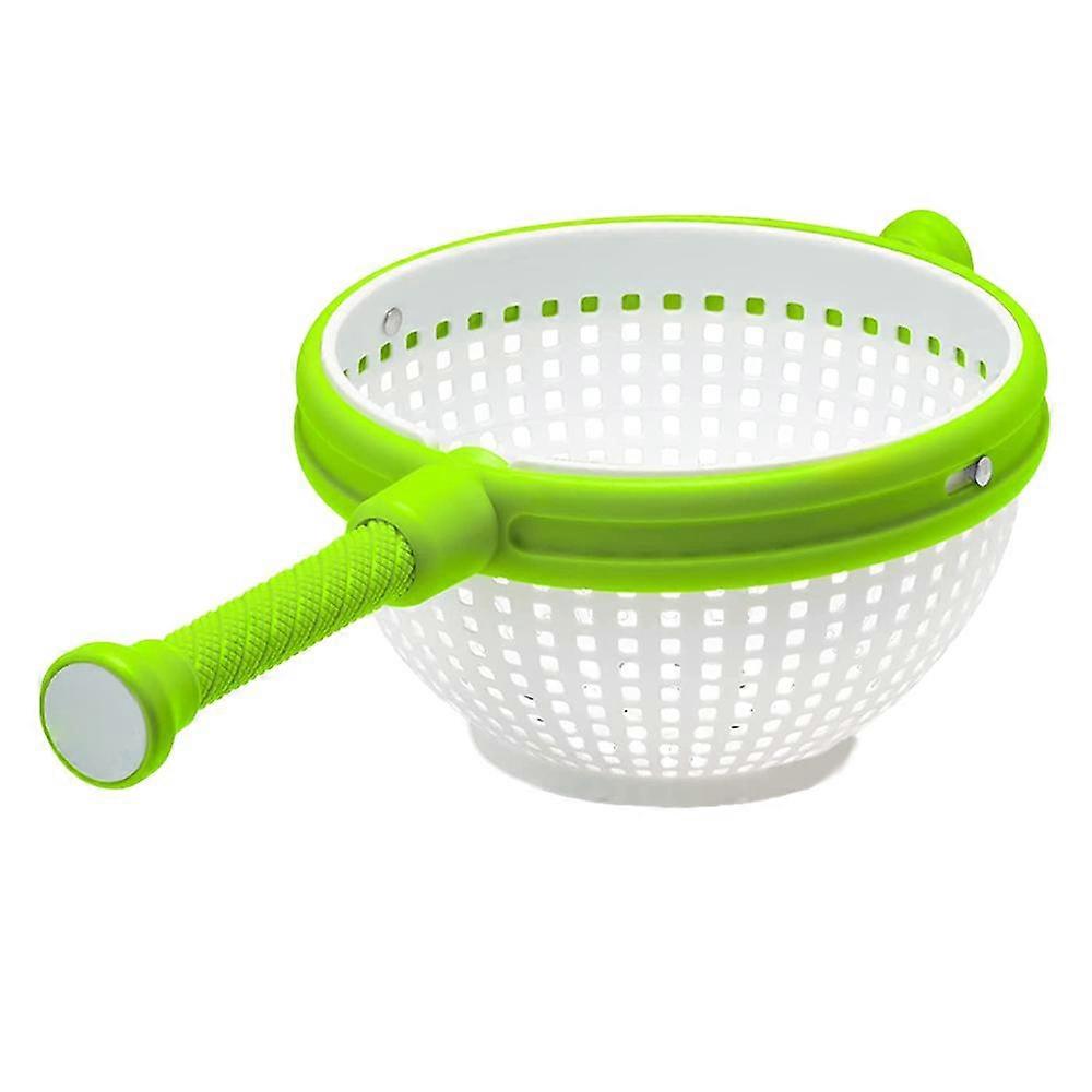 Easy-To-Use Salad Spinner | Non-Scratch  Nylon Spinning Colander | Lettuce Spinner