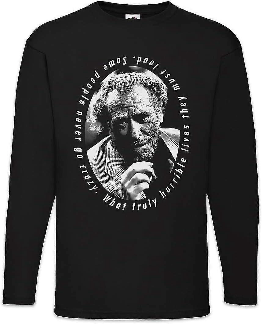 Charles Bukowski Portrait Koszulka Z Długimi Rękawami