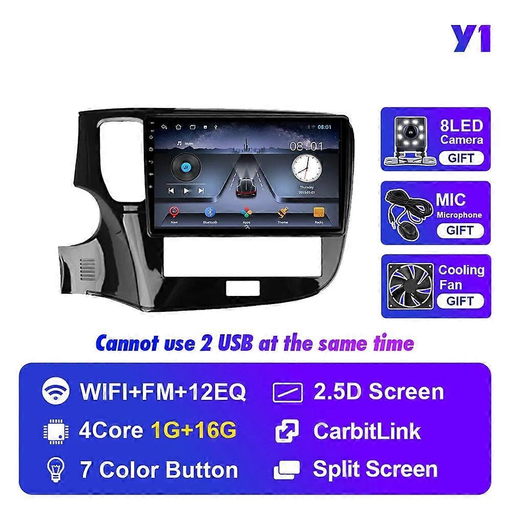 Car Radio For Mitsubishi Outlander 2018 2019 2020 2021 GPS Multimedia Video DVD Player Atuo Carplay Navigation Radio