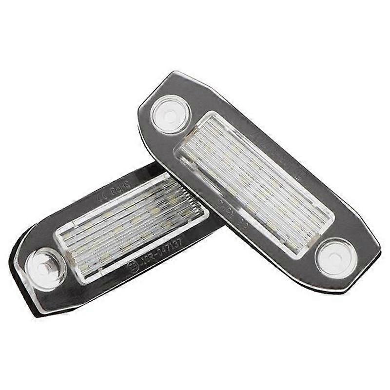 2PCS Car LED License Plate Light Super Bright Canbus for S80 XC90 S40 XC60 S60 C70 V50 XC70 V70 White