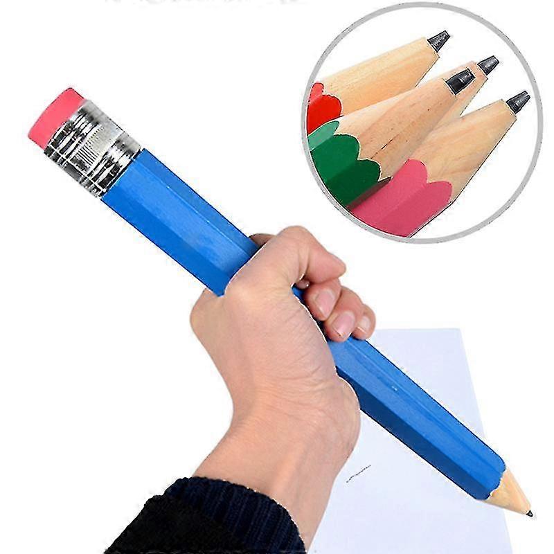 35cm 木制大巨人铅笔个性文具,适用于学校道具、玩具、礼品