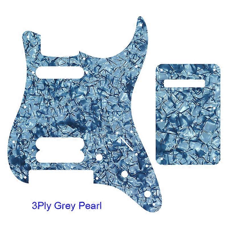 Xinyue Custom Guitar Pickguard - For US 11 Screw Holes SH Strat With Tremolo Bridge Player Humbucker Scratch Plate & Back Plate