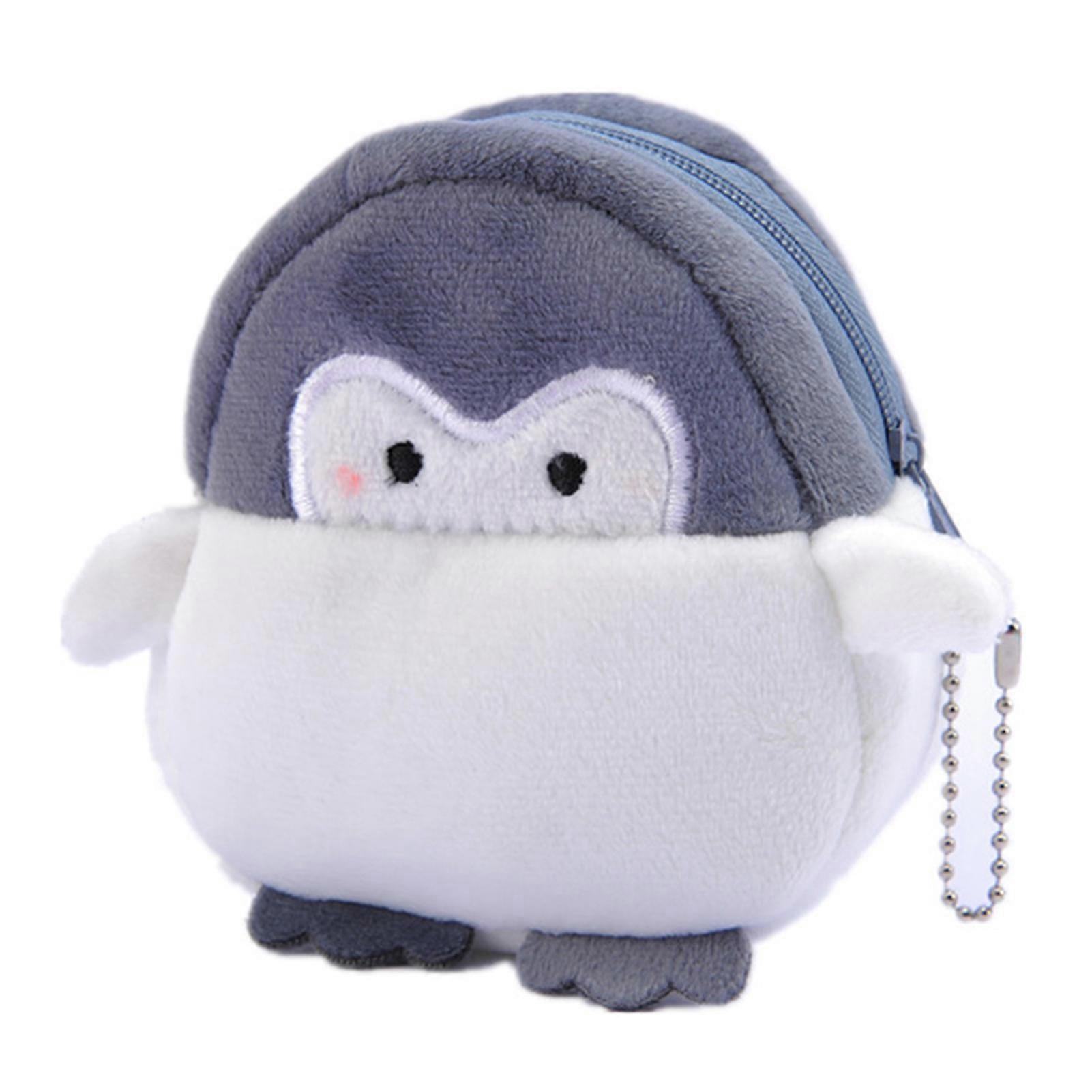 Nette Pinguin Münze Geldbörse Portable Mehrzweck Mini Pocket Geldbörse Mode Accessoires2pcs