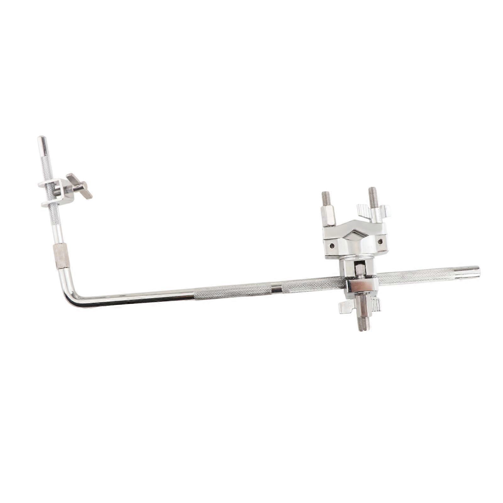 Cowbell Stand Mount with L-rod Attachment Adjustable Cowbell Extension Clamp