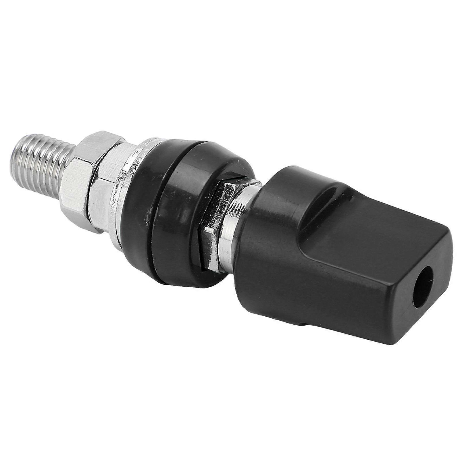 Brass Flat Cover M8 100A Terminal Block with Jack - High Current Multipurpose 4mm