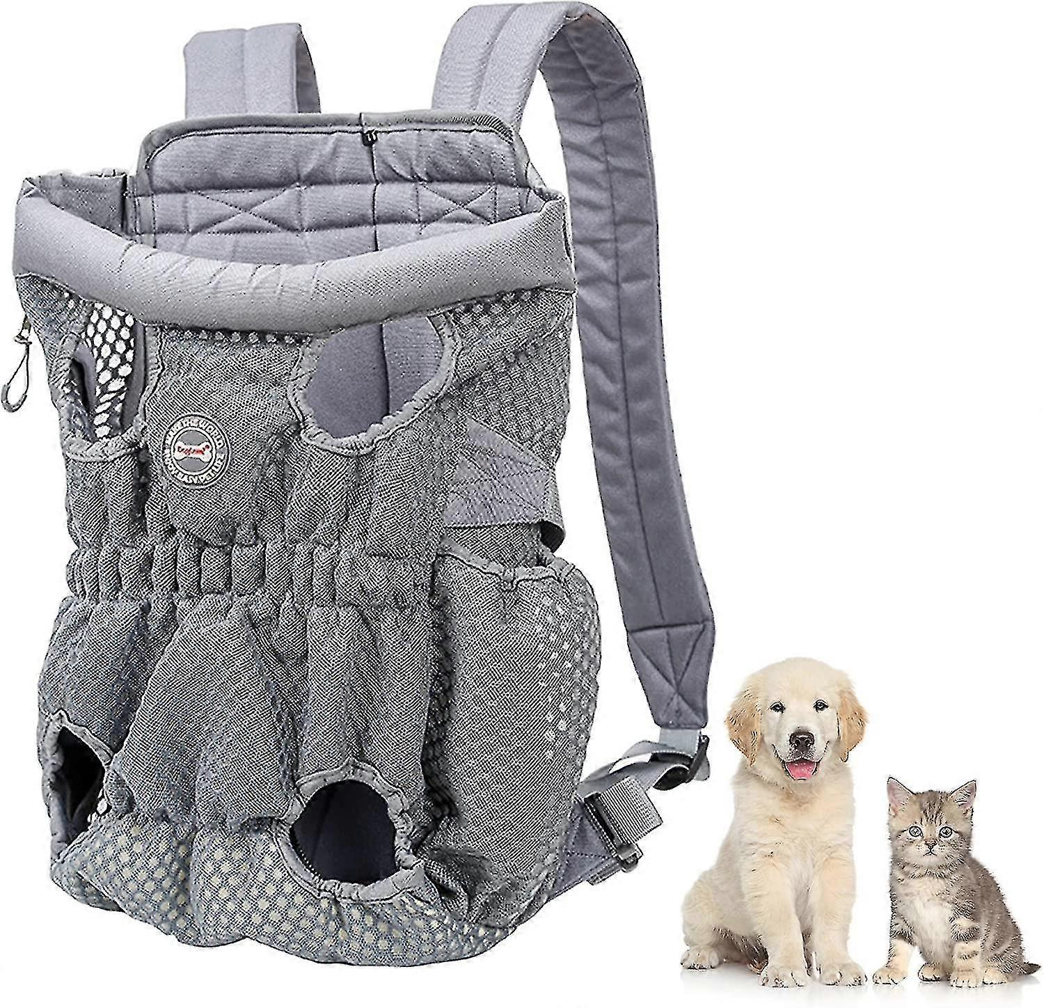 Large Bearing Capacity(within 10kg) Pet Carrier Bag,adjustable Comfortable Pet Backpack (blue)